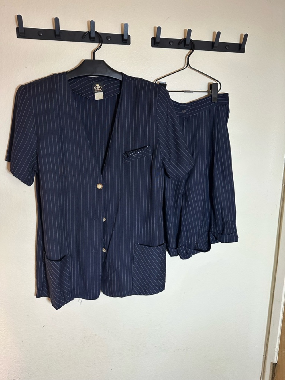Vintage ORO fashion made in USA 2 pc set